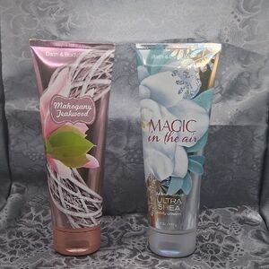 Bath & Body Works Magic in the Air and Mahogany Teakwood Ultra Shea Body Cream